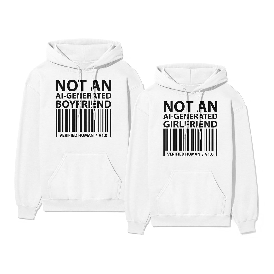 Not an AI-Generated Match – Verified Human Couple Outfit