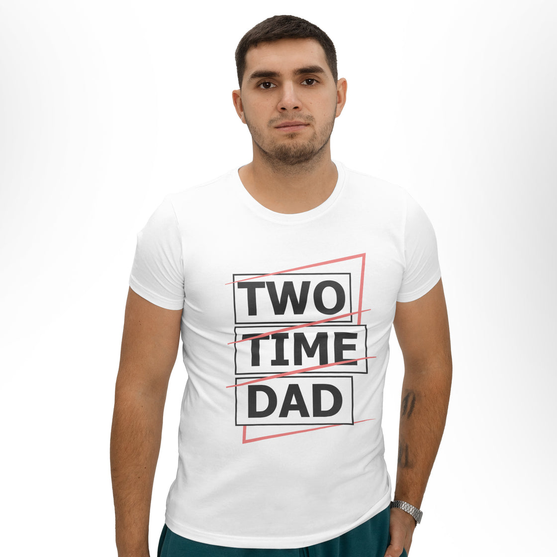 Two Time Mom & Two Time Dad โ Funny Matching Family Outfits for Parents of Two