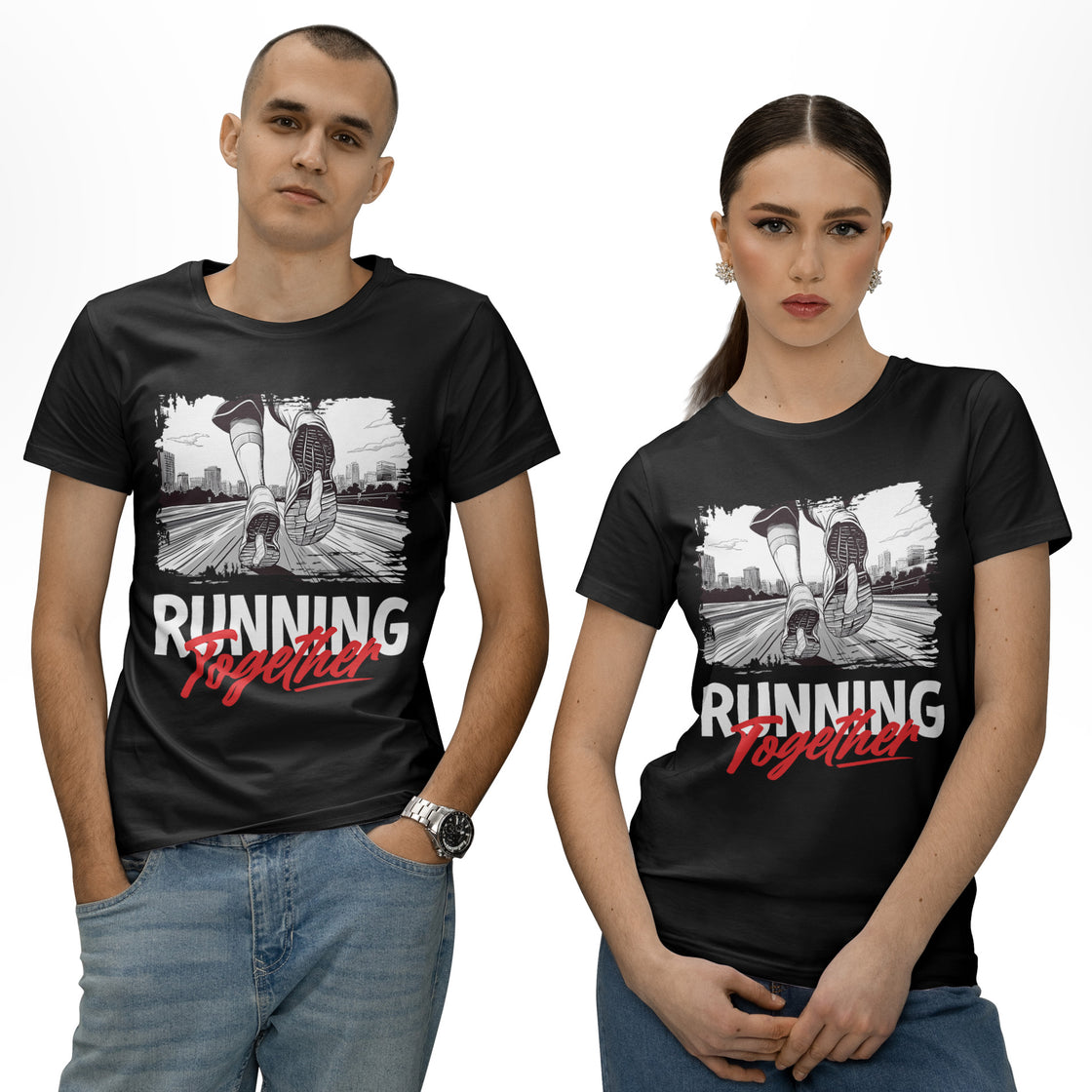 Running Together – Matching Outfit for Couples Who Chase Goals Side by Side