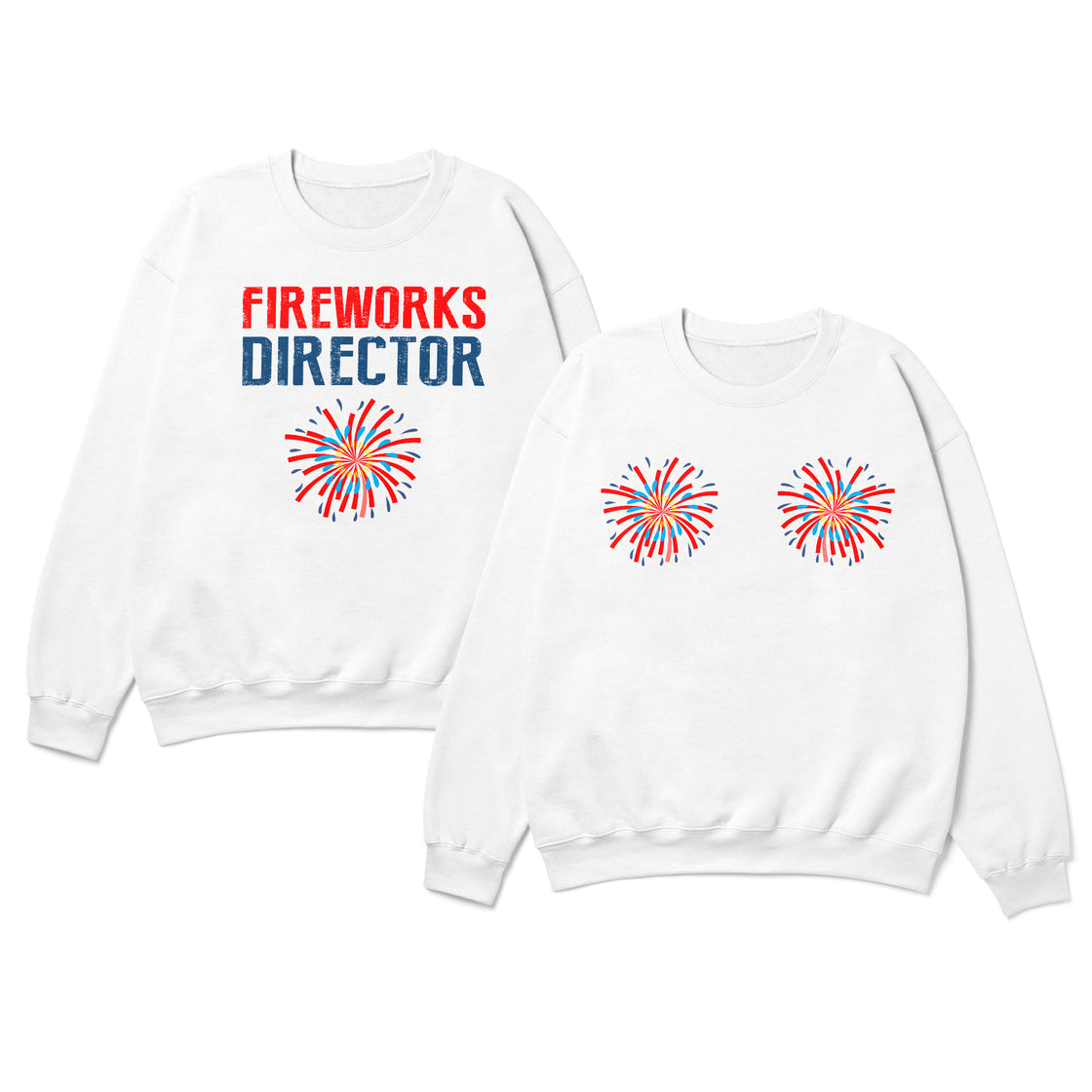 Fireworks Director & Display โ Bold Matching Outfits for Confident Couples