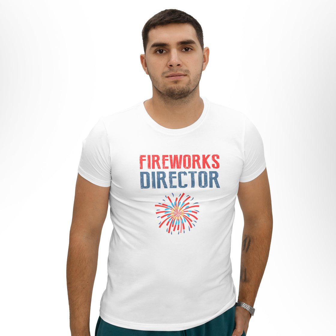Fireworks Director & Display โ Bold Matching Outfits for Confident Couples