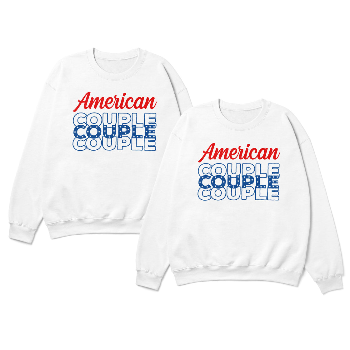American Couple โ Coordinated Matching Looks for Patriotic Celebrations