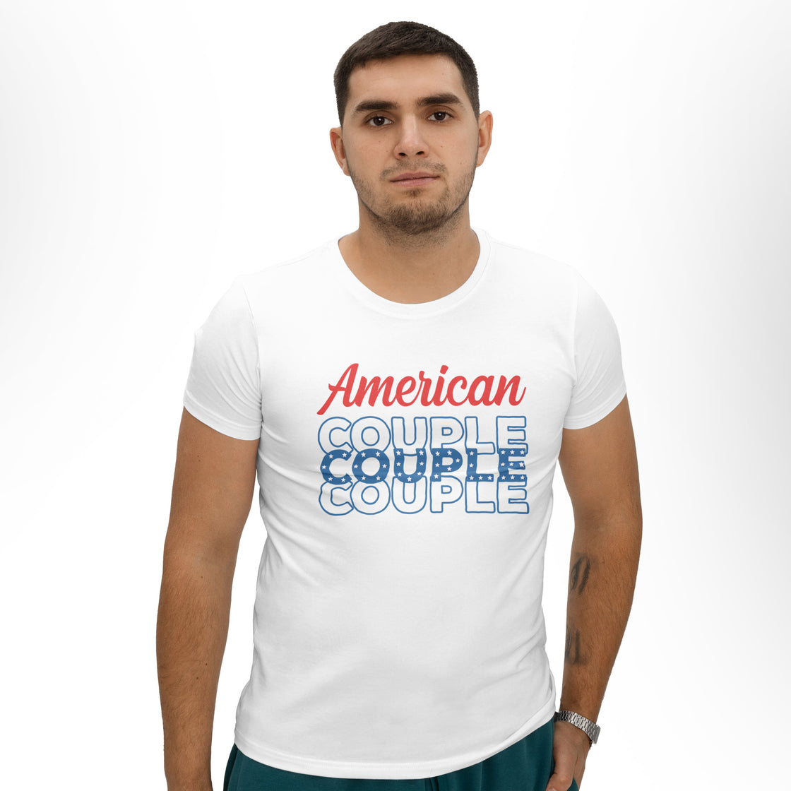 American Couple โ Coordinated Matching Looks for Patriotic Celebrations