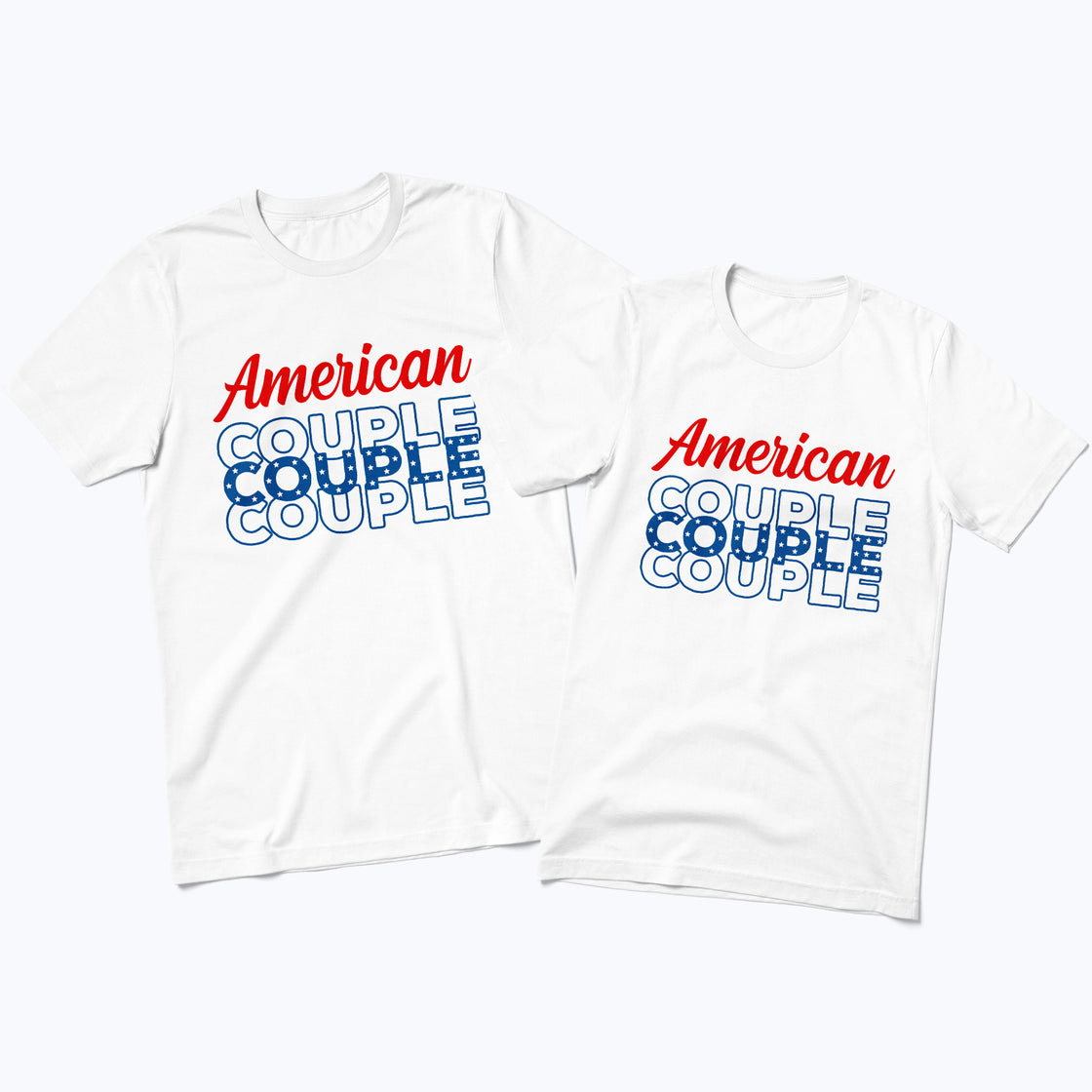 American Couple โ Coordinated Matching Looks for Patriotic Celebrations