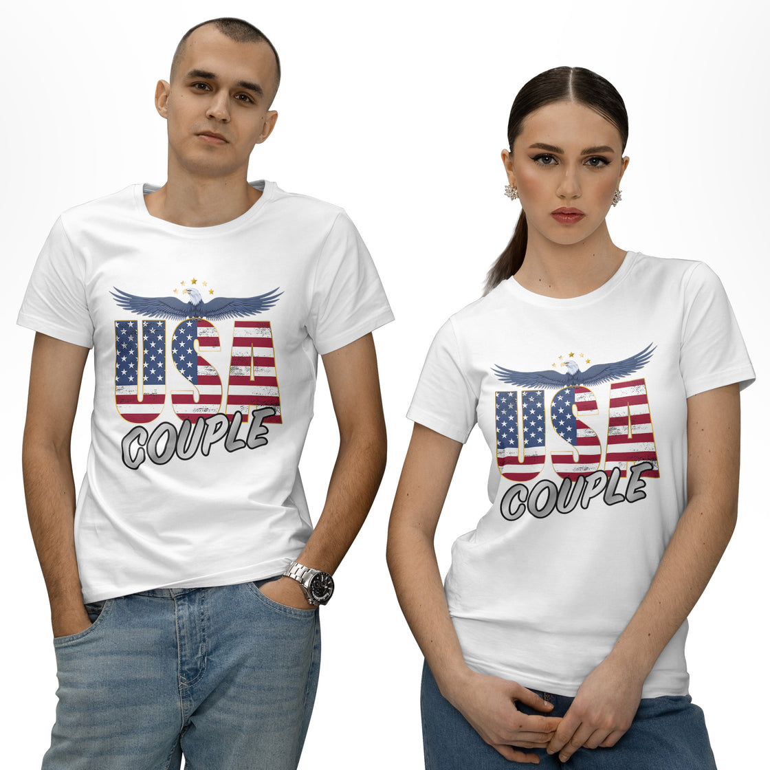 USA Couple β Matching Patriotic Looks for 4th of July & Beyond