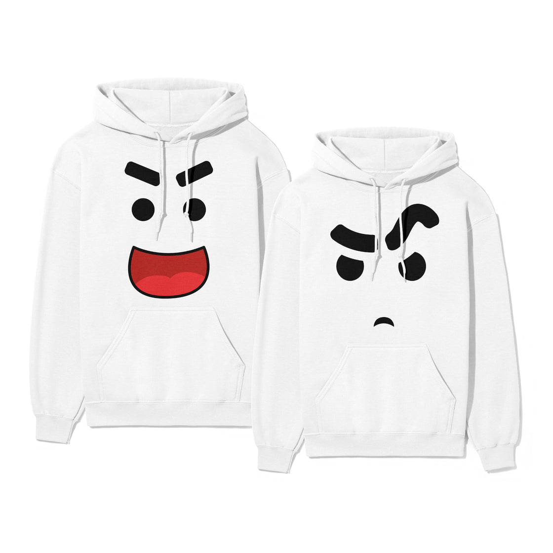 Happy & Judgy โ Funny Matching Faces for Couples with Big Expressions