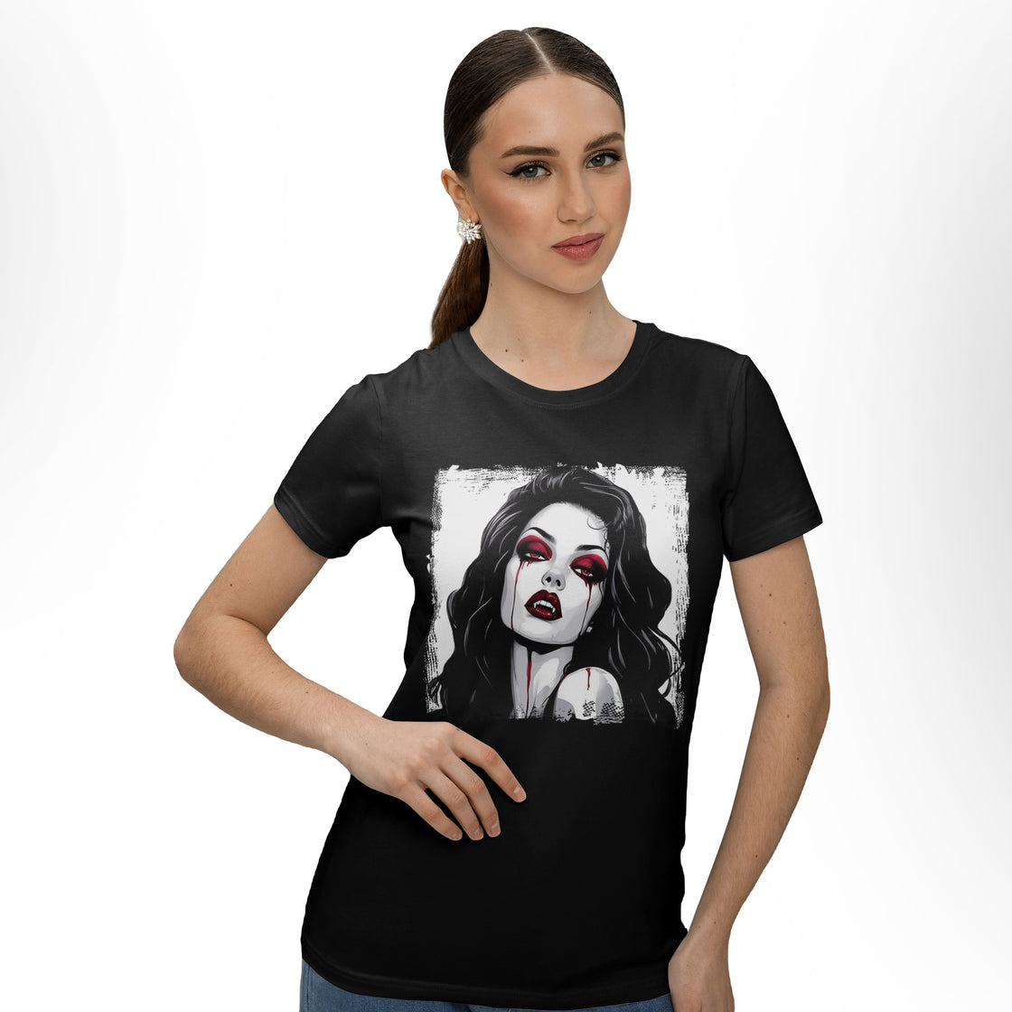Vampires Suck! β Bold & Spooky Matching Outfit Set for Halloween-Loving Couples