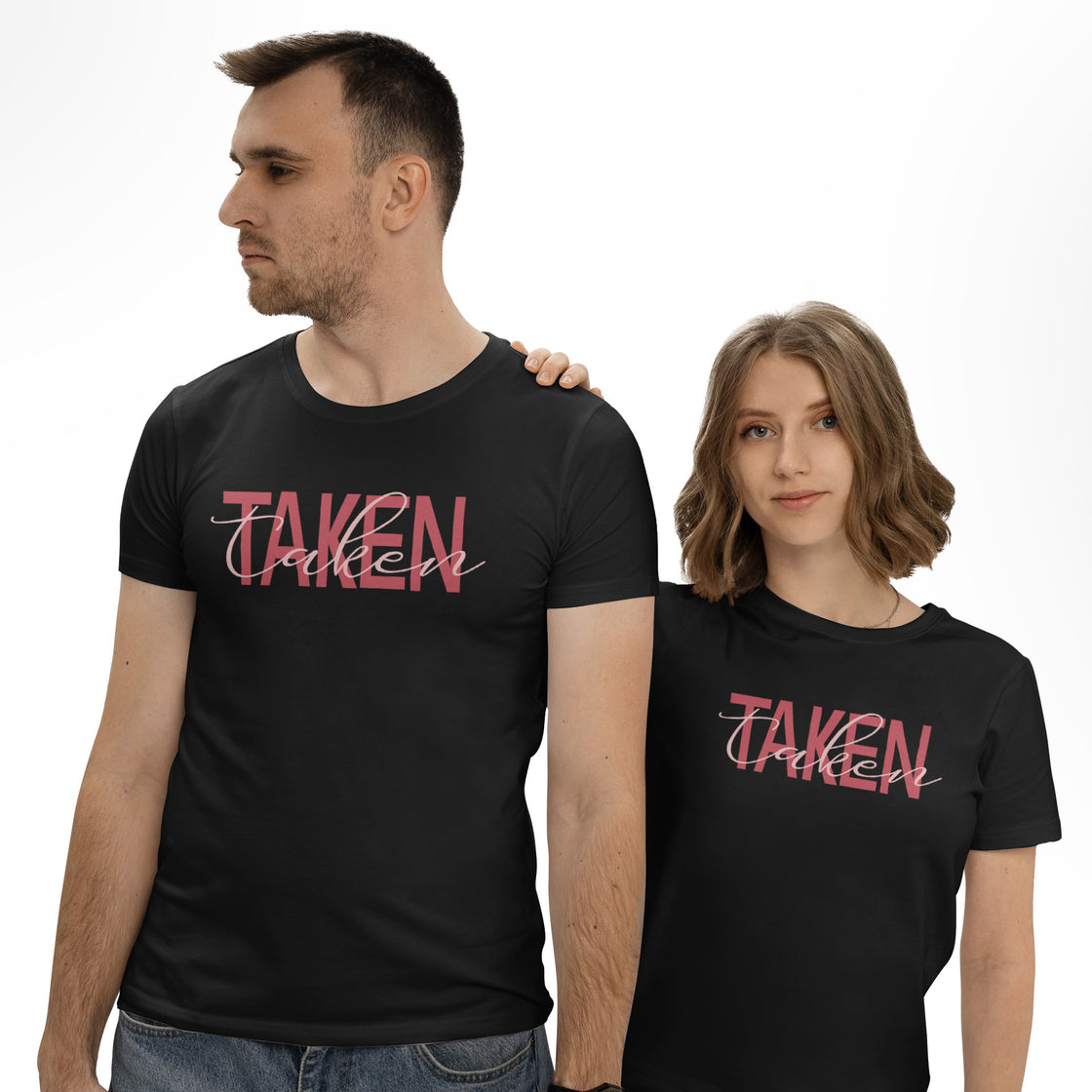 TAKEN – Matching Couple Set That Says It All Without Words