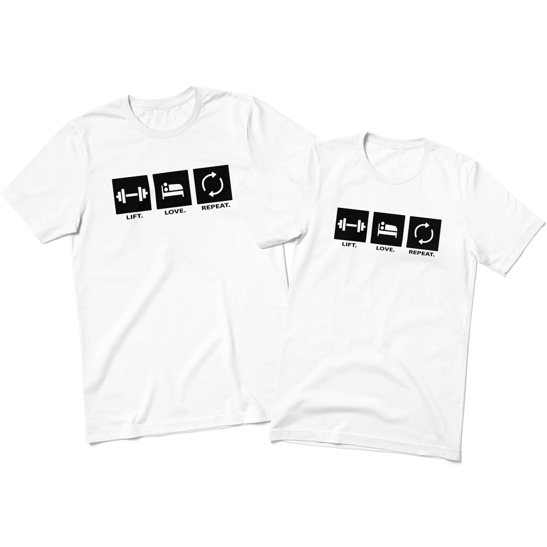 Lift. Love. Repeat. β Matching Couple Set That Says It All Without Words