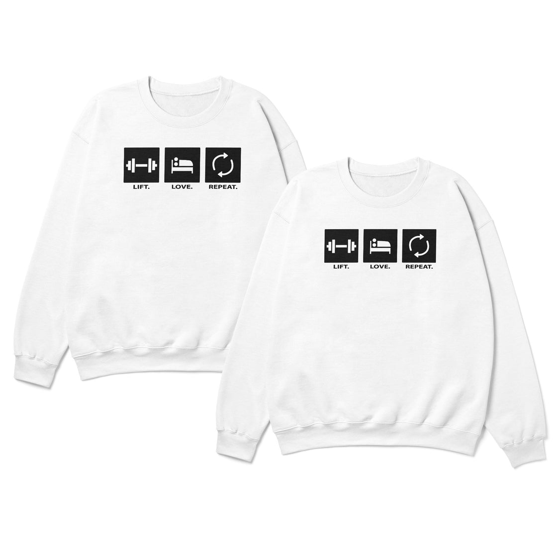 Lift. Love. Repeat. β Matching Couple Set That Says It All Without Words
