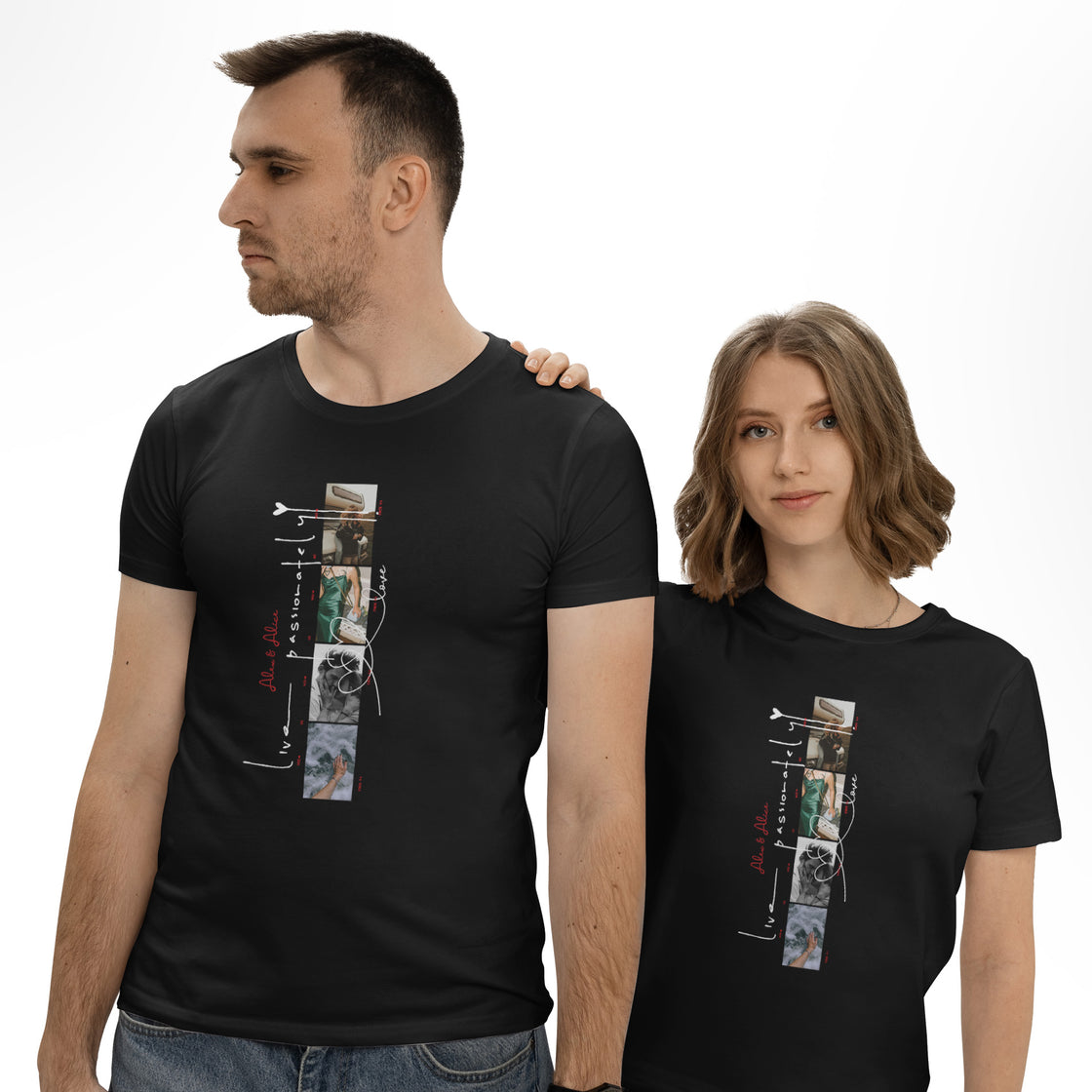 Live Passionately Custom Matching Outfits – Your Most Intimate Photos Turned Into a Vertical Love Story