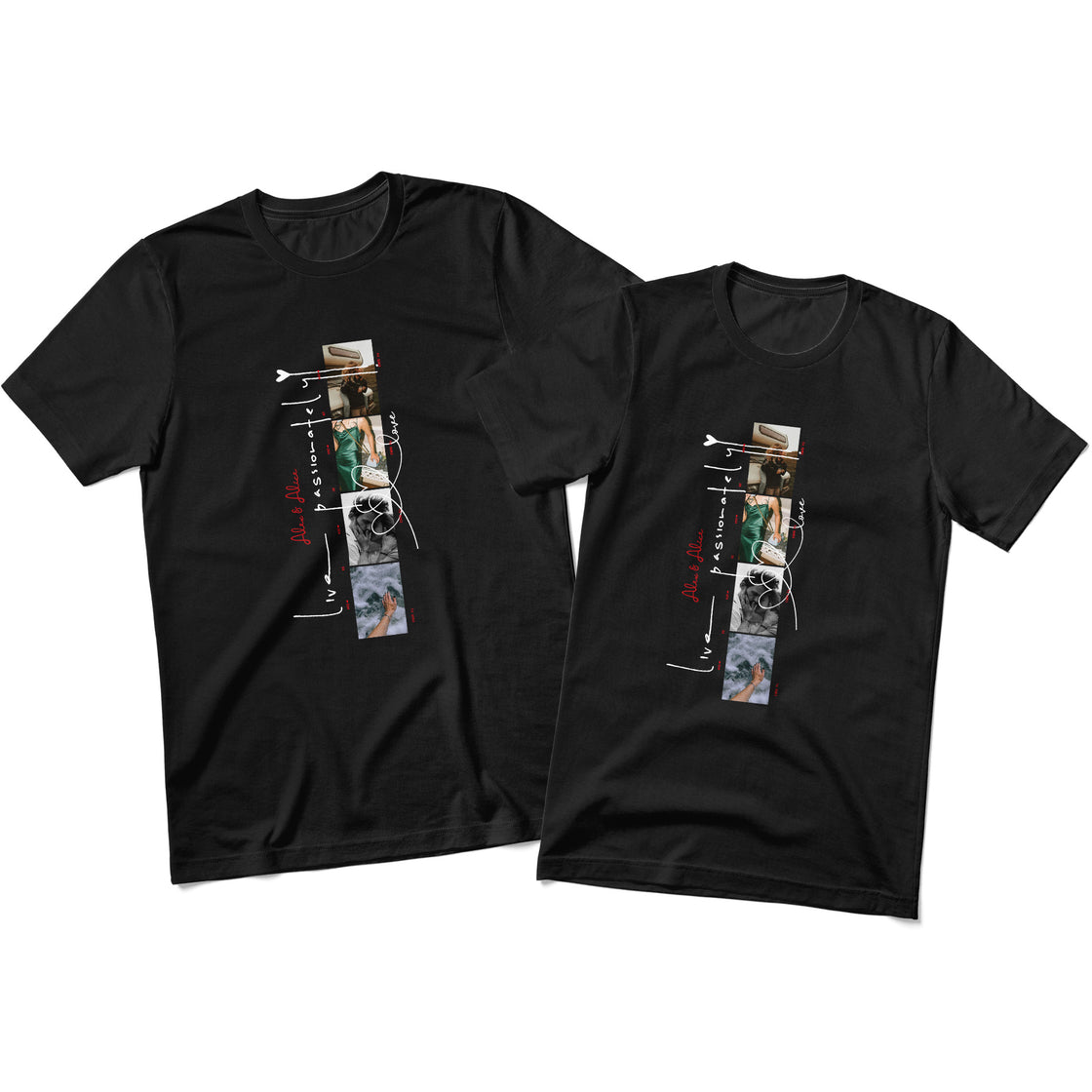 Live Passionately Custom Matching Outfits – Your Most Intimate Photos Turned Into a Vertical Love Story