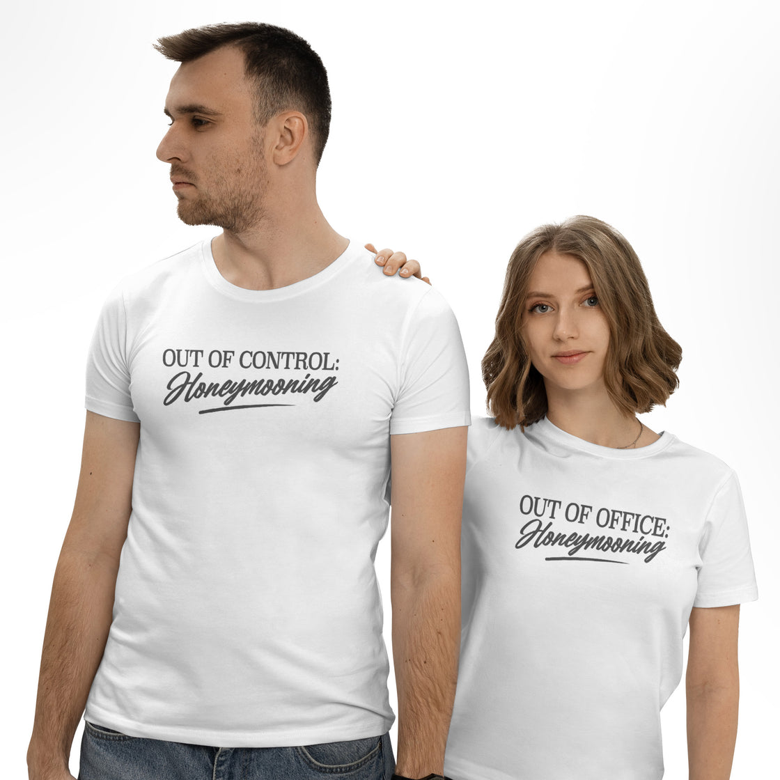Out of Control & Out of Office β Honeymooning | Matching Couple Combo