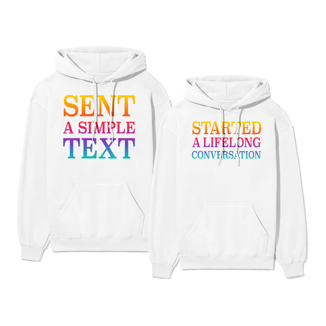 Sent a Simple Text & Started a Lifelong Conversation β Matching Couple Set That Says It All Without Words