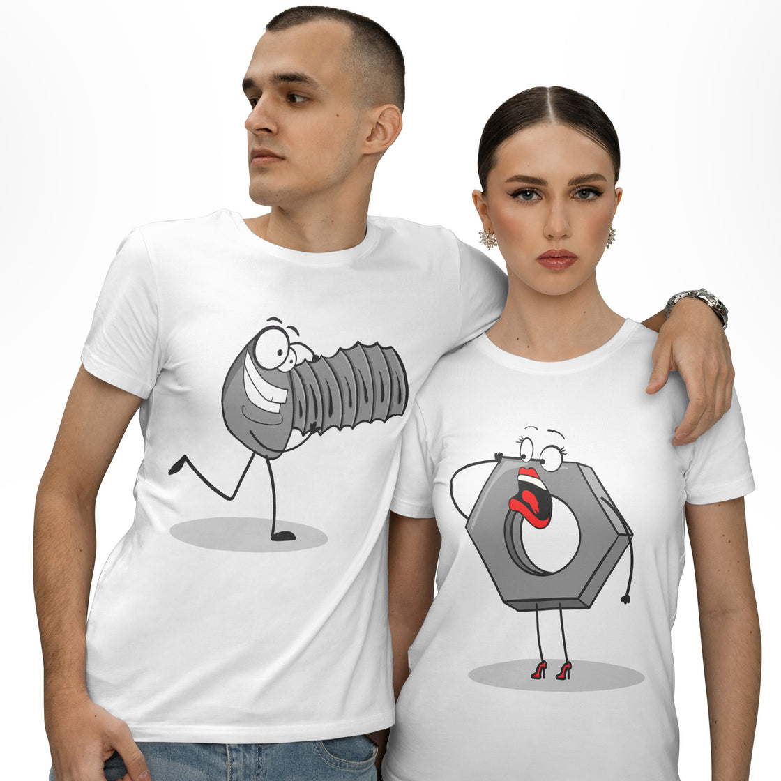 Bolt & Nut β Funny Matching Outfit for His & Hers Moments