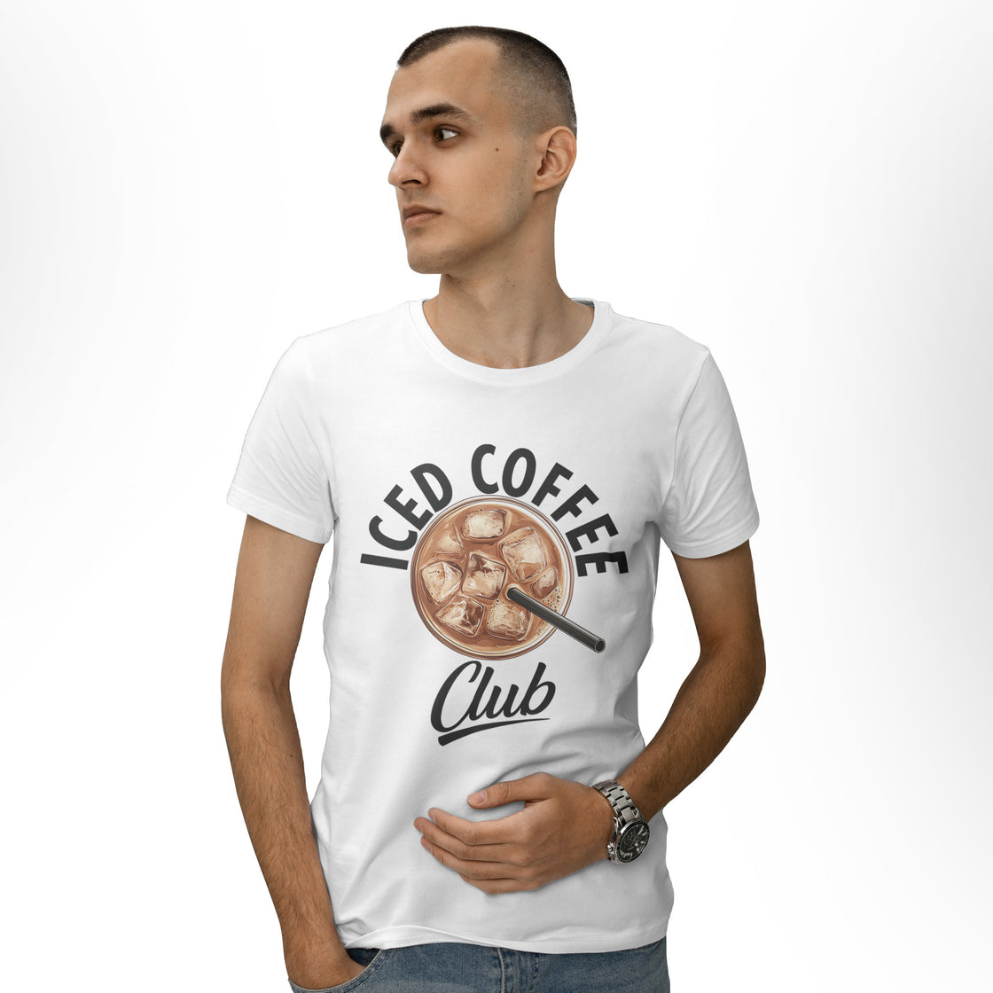 Hot Coffee Club & Iced Coffee Club – Funny Matching Outfit for Coffee-Loving Couples