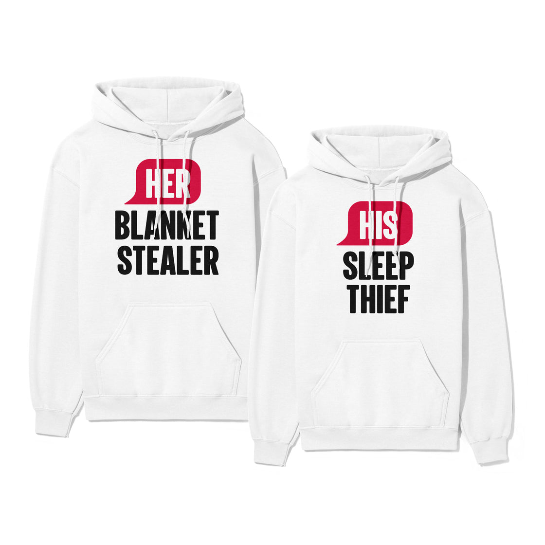 Her Blanket Stealer & His Sleep Thief β Funny His and Hers Outfit Set