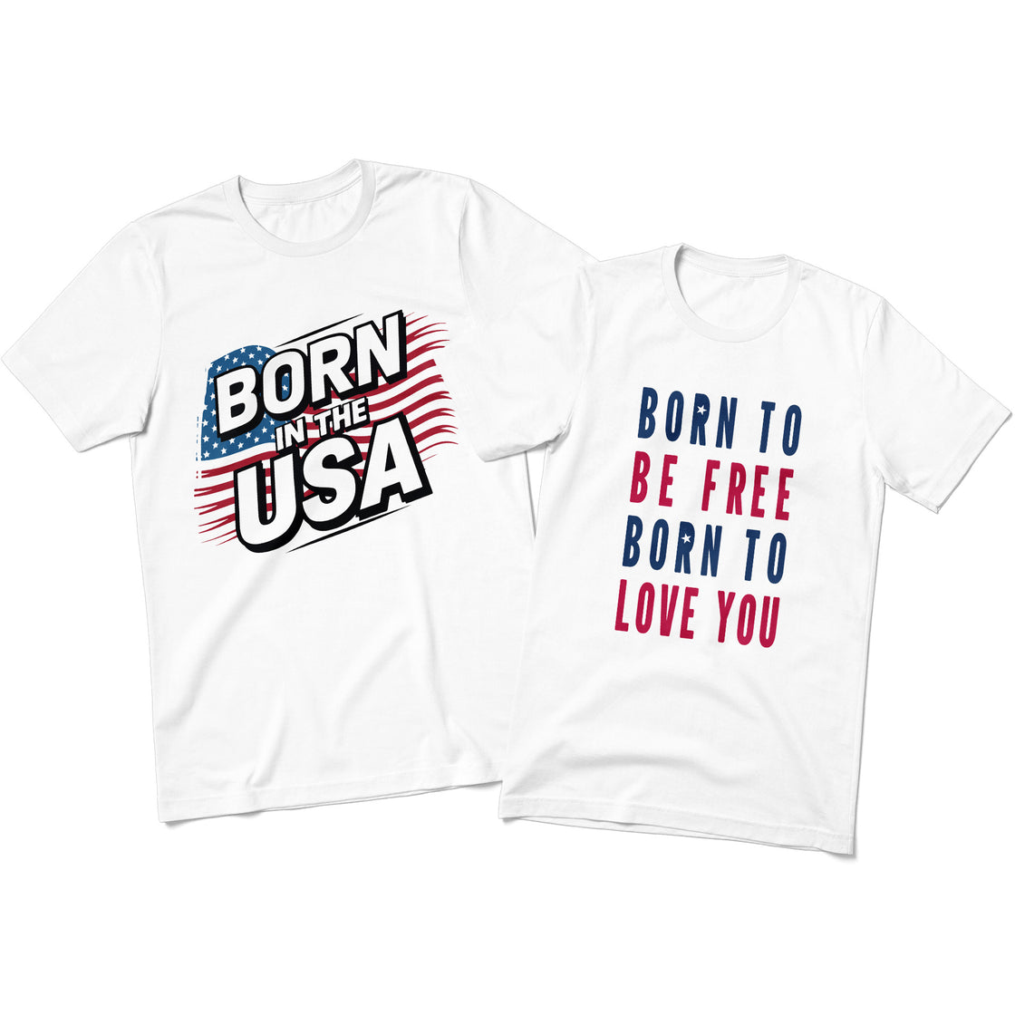 Born in the USA & Born to Be Free Born to Love You β Matching Looks for Holidays & Celebrations