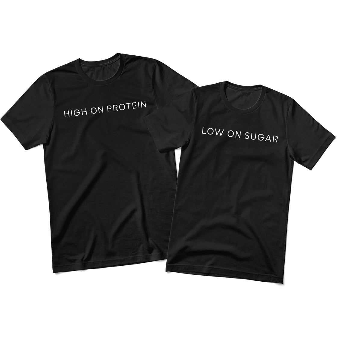 High on Protein & Low on Sugar β Matching Outfits with a Playful Twist