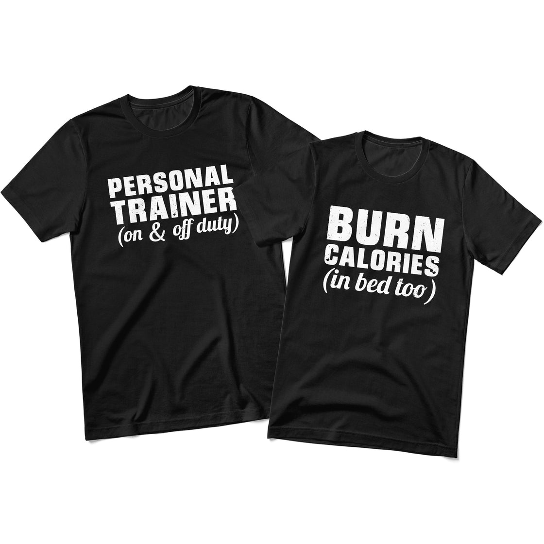 Personal Trainer (on & off Duty) & Burn Calories (in Bed too) – Bold Matching Outfits for Confident Couples