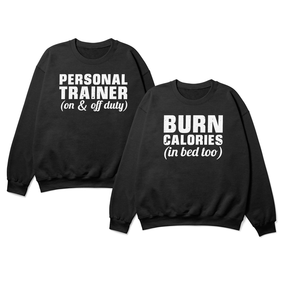 Personal Trainer (on & off Duty) & Burn Calories (in Bed too) – Bold Matching Outfits for Confident Couples