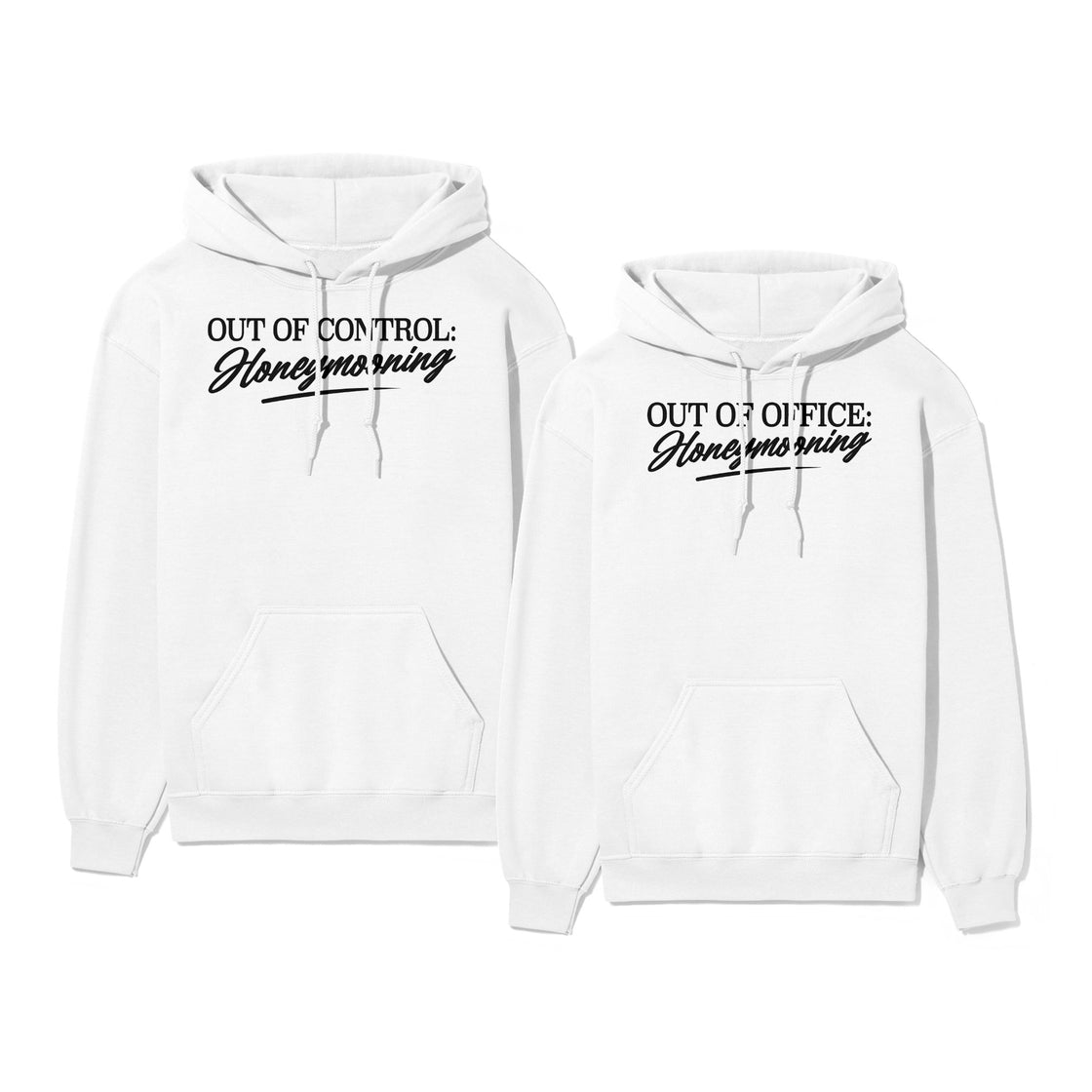 Out of Control & Out of Office β Honeymooning | Matching Couple Combo