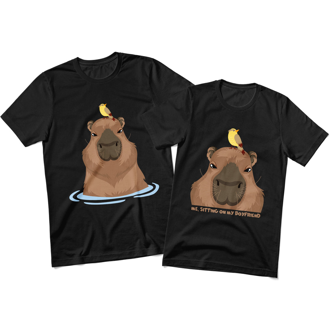 Funny Capybara Love β Funny His and Hers Outfit Set