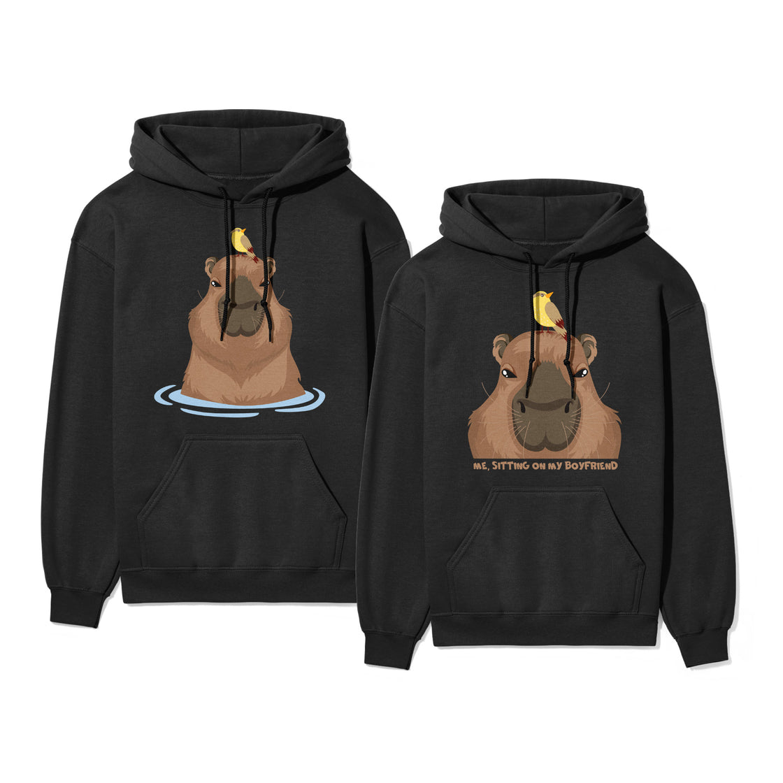 Funny Capybara Love β Funny His and Hers Outfit Set