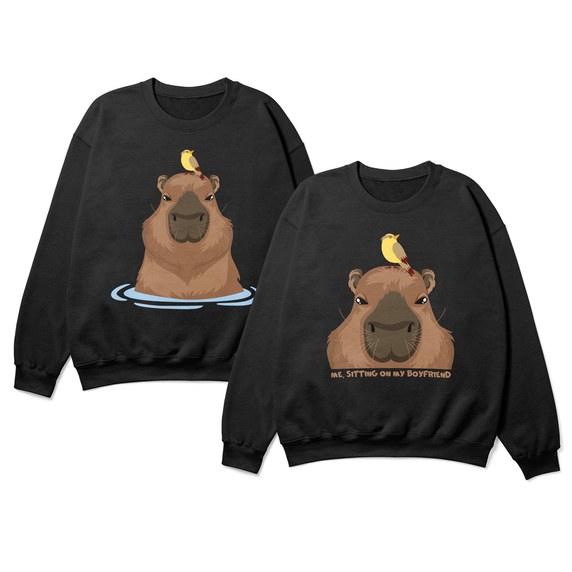 Funny Capybara Love β Funny His and Hers Outfit Set