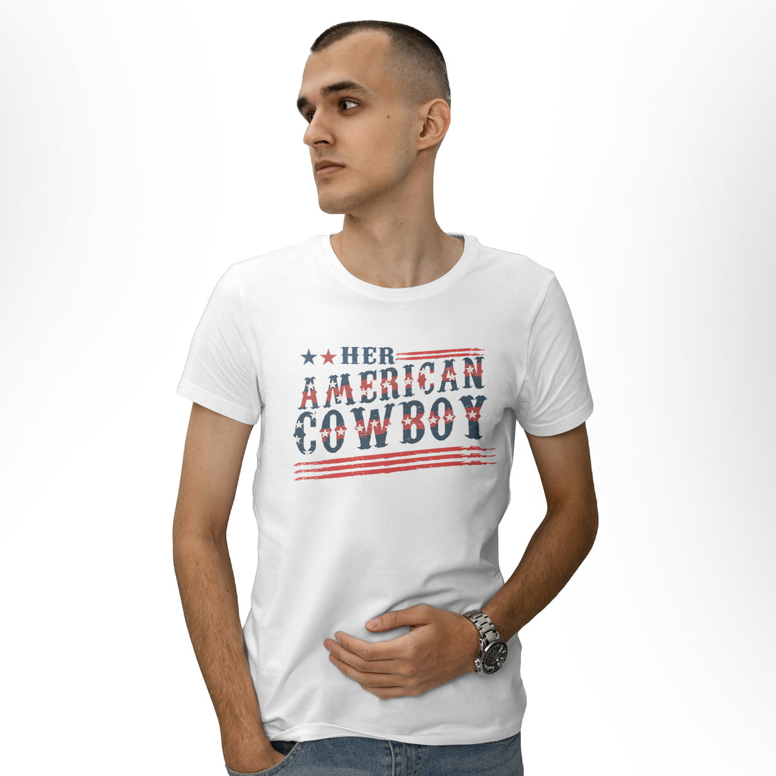 Her American Cowboy & His American Cowgirl β Matching Couple Set That Says It All Without Words