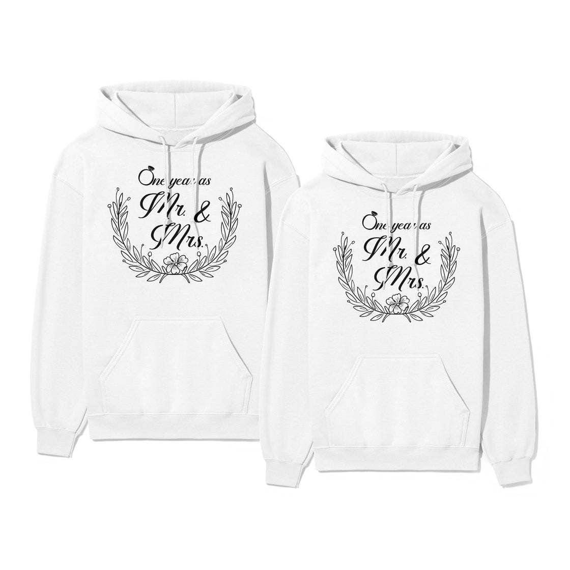 One Year as Mr. & Mrs. β Set for Couples β Gift for Husband & Wife