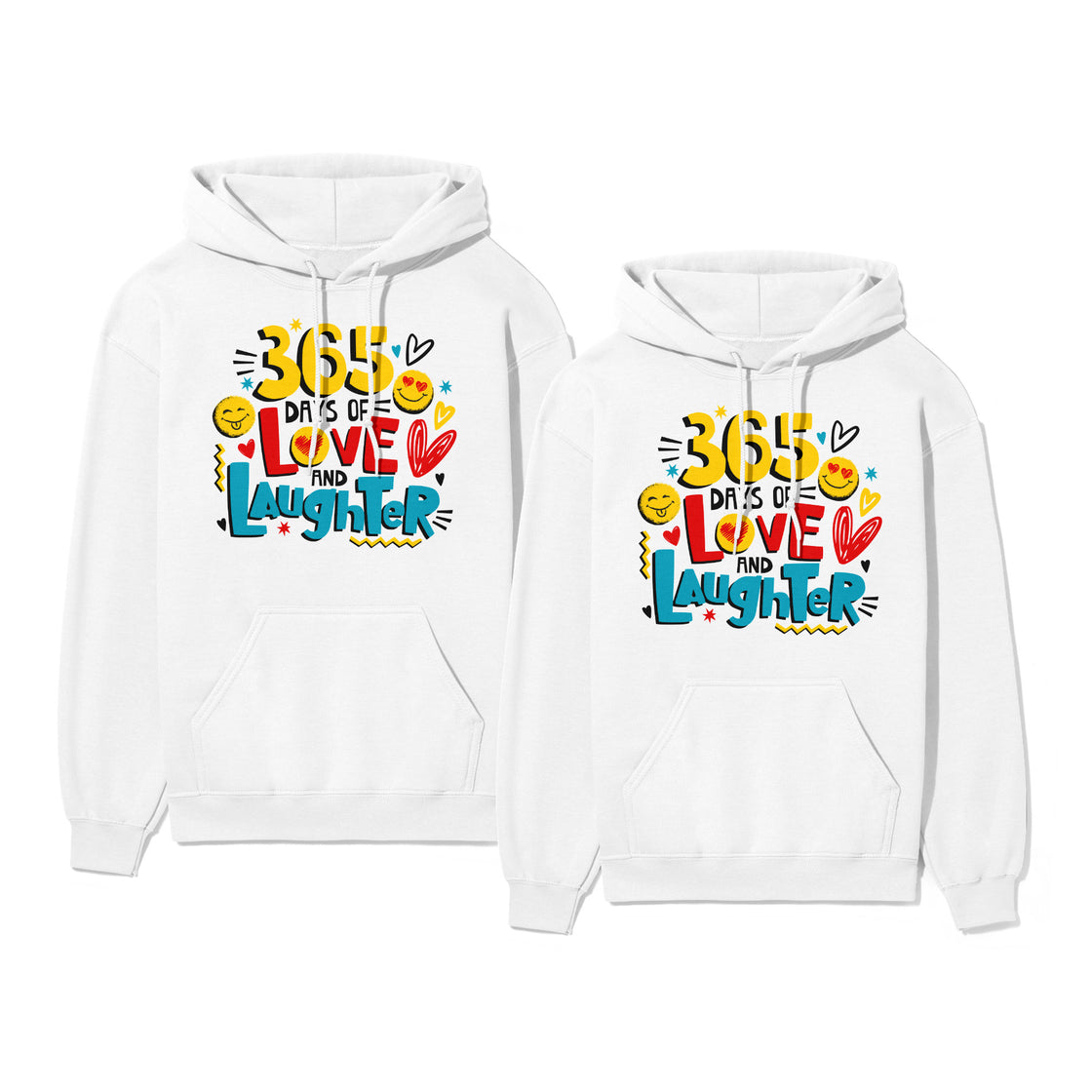 365 Days of Love and Laughter β Funny Couple Matching β Anniversary Gift Idea for Him & Her