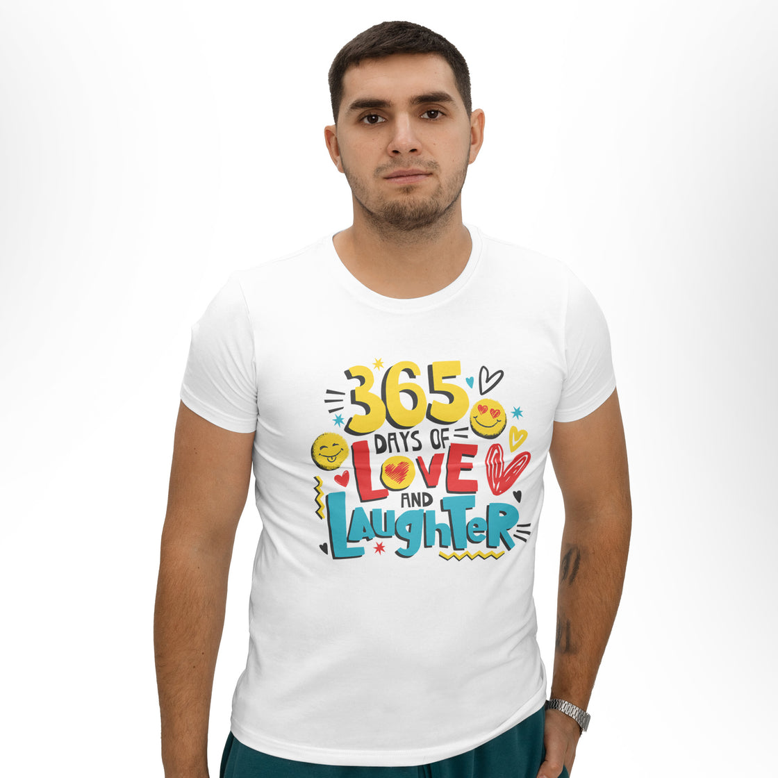 365 Days of Love and Laughter β Funny Couple Matching β Anniversary Gift Idea for Him & Her