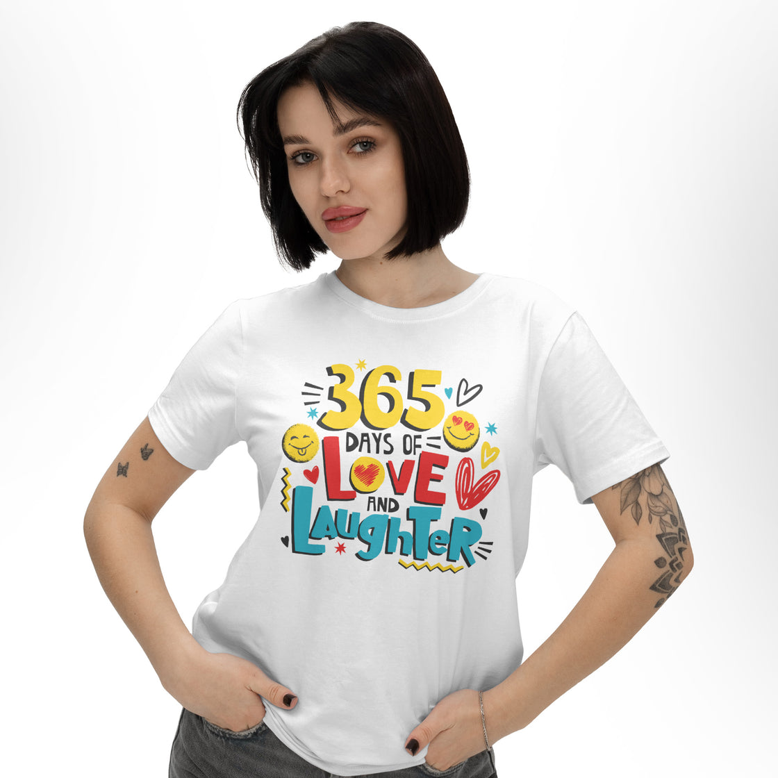 365 Days of Love and Laughter β Funny Couple Matching β Anniversary Gift Idea for Him & Her