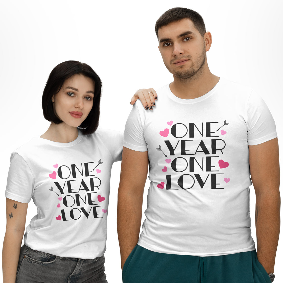 One Year One Love – Outfits for Couples – 1st Anniversary Look Idea