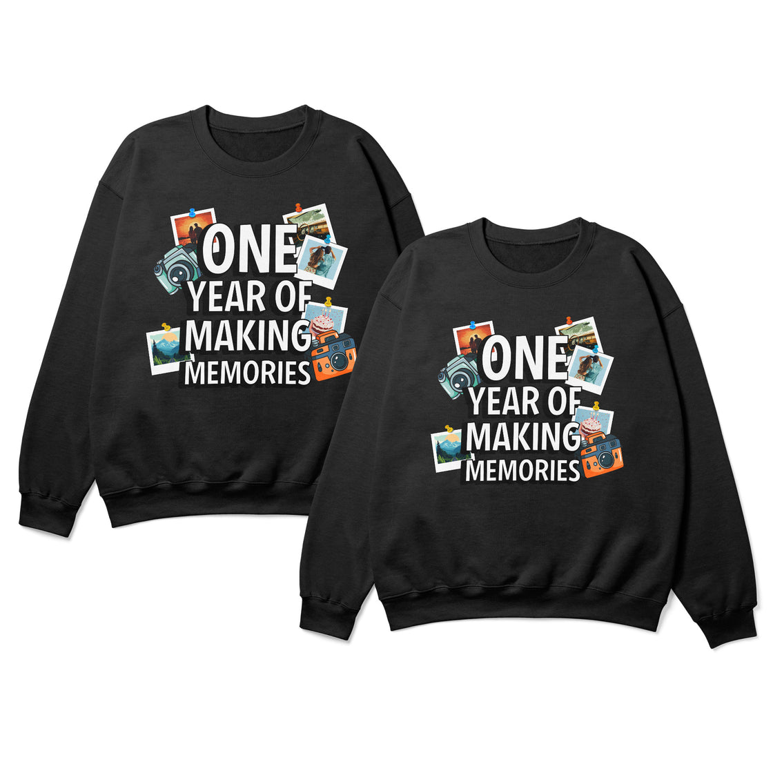 One Year of Making Memories – Matching Outfits for Couples – Perfect for 1st Anniversary