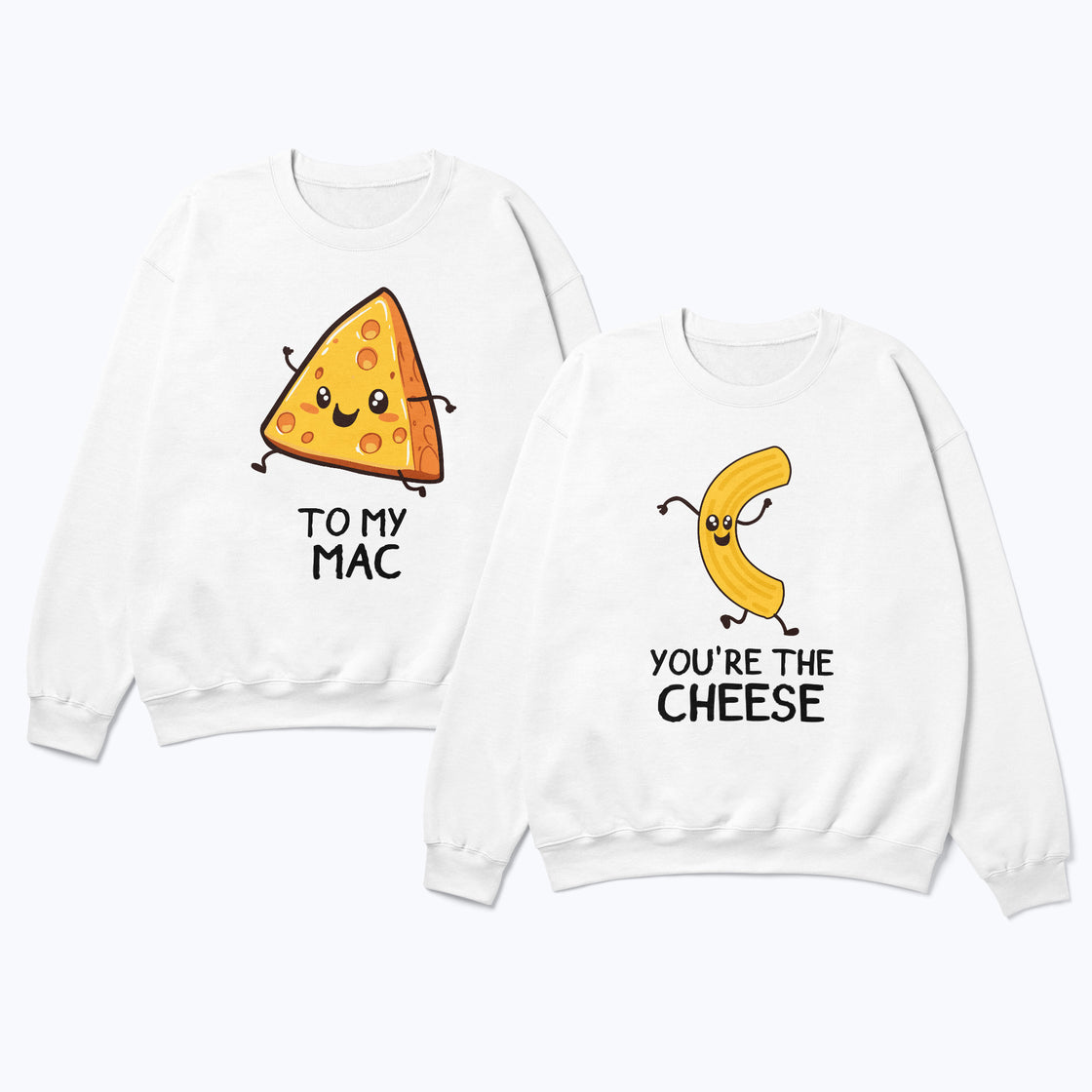 To My Mac & You're the Cheese β Cute Matching Outfit Idea for Boyfriend & Girlfriend Who Go Together
