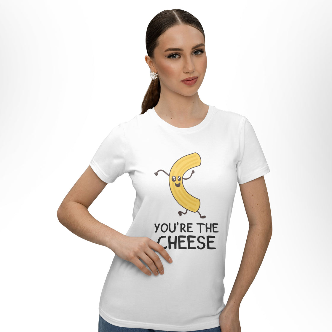 To My Mac & You're the Cheese β Cute Matching Outfit Idea for Boyfriend & Girlfriend Who Go Together