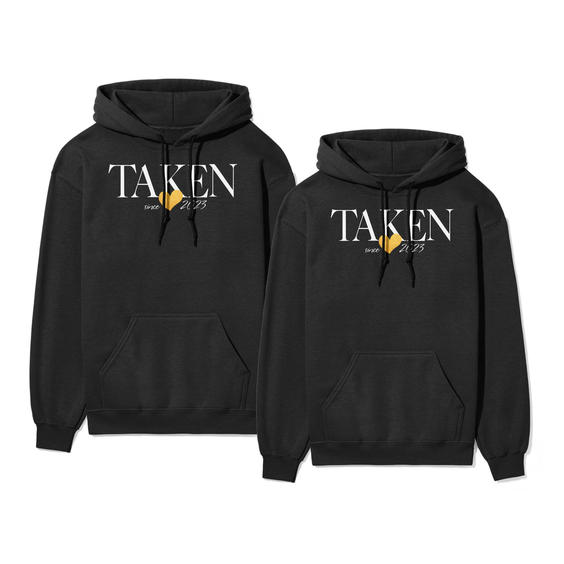 TAKEN Since 2023 β Minimalist Matching Outfit for Couples in Love