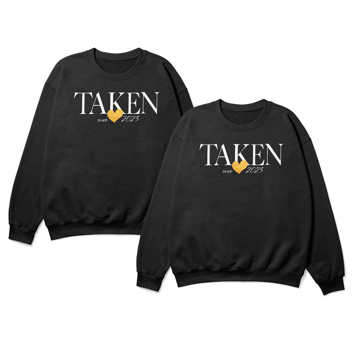 TAKEN Since 2023 β Minimalist Matching Outfit for Couples in Love