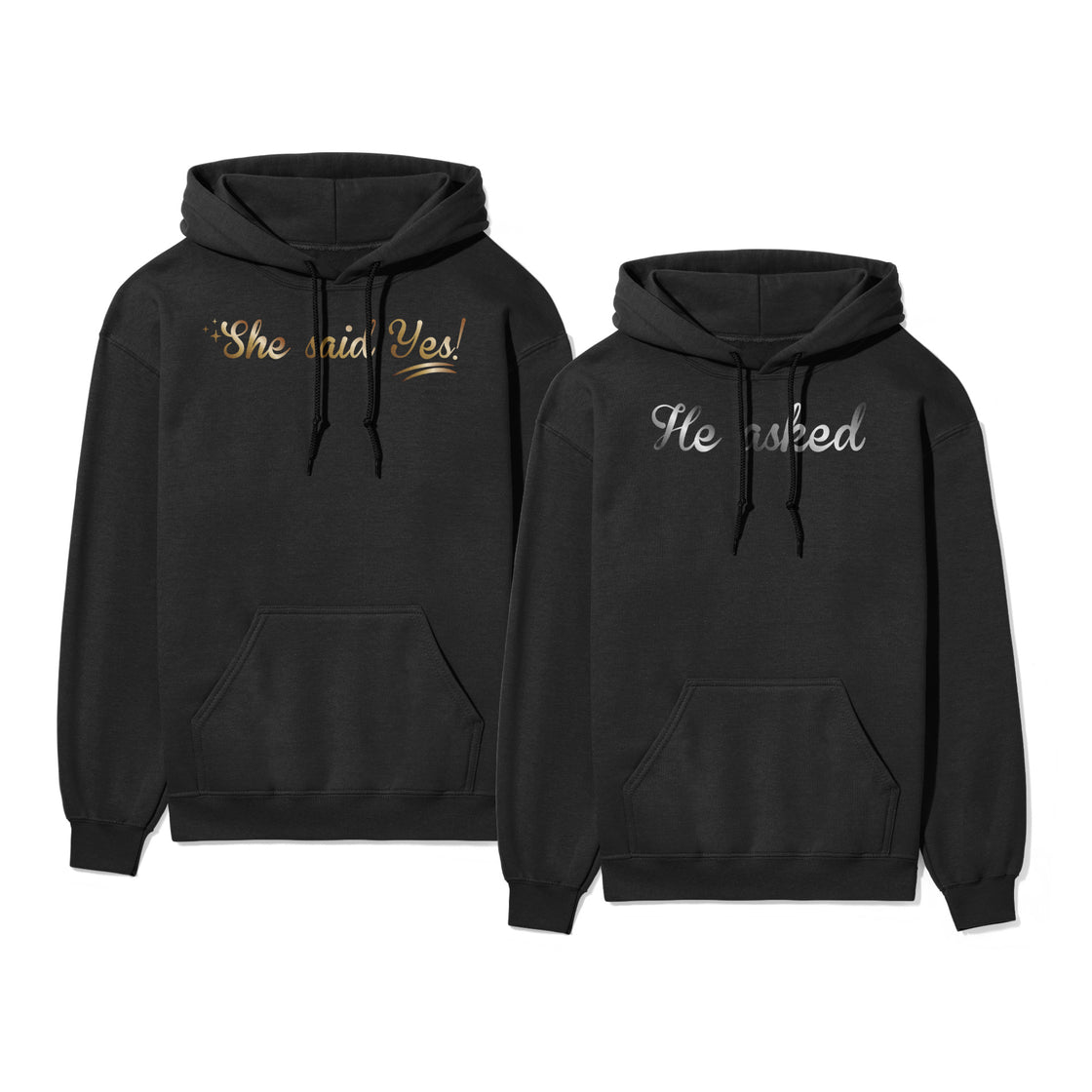 He Asked & She Said Yes โ Couple Matching Set๐