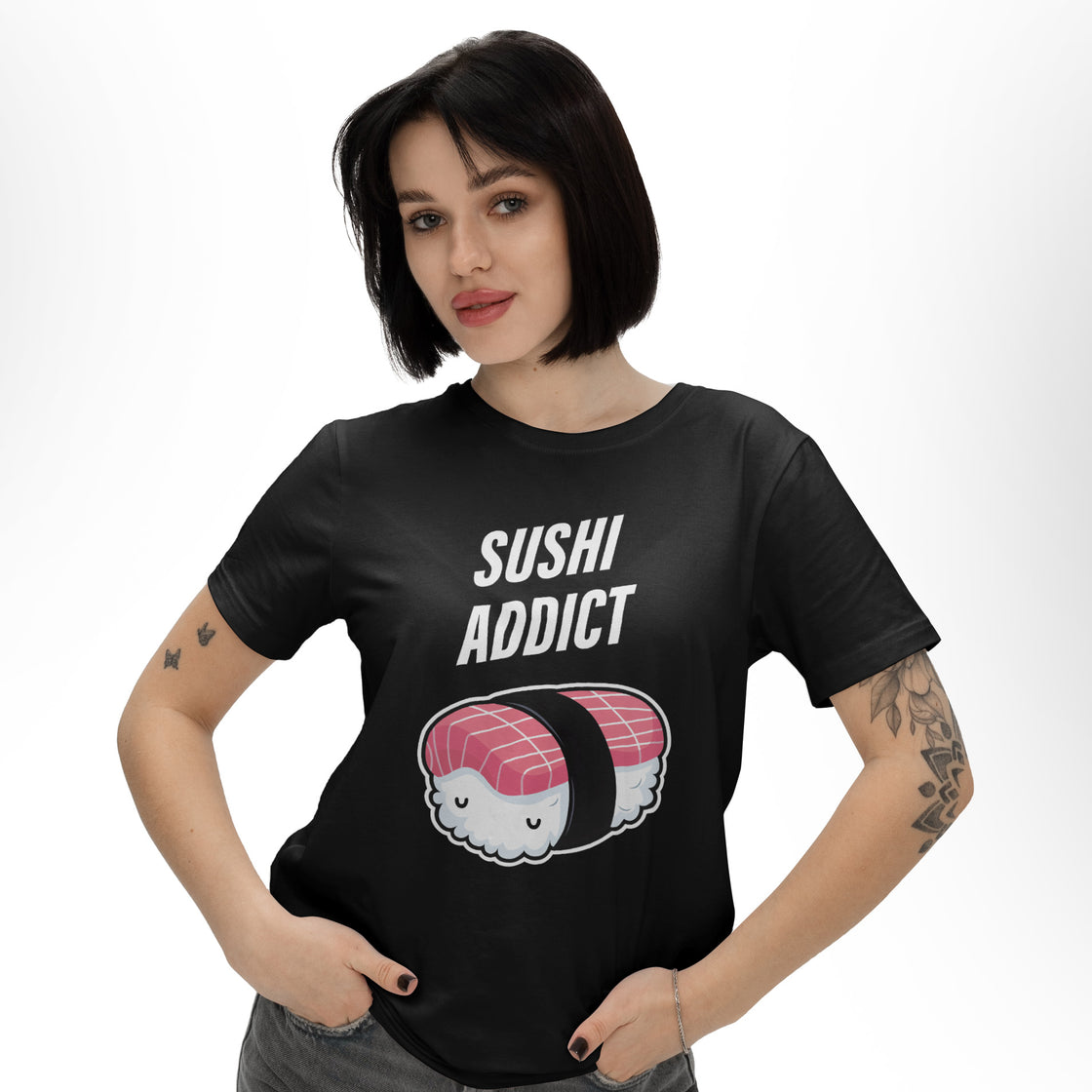 Wasabi Warrior & Sushi Addict - Matching Outfits for Couples Who Love Sushi π£