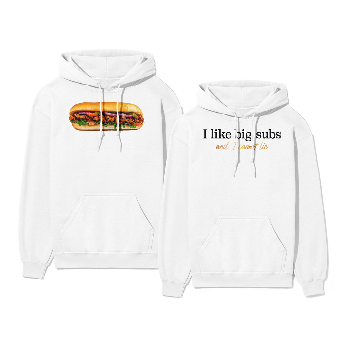 I Like Big Subs and I Cannot Lie β Funny Couple Tees for Sandwich Lovers & 90s Fans π₯πΆ