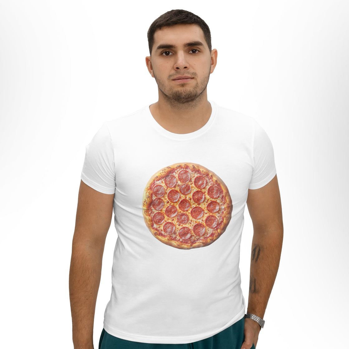 I Followed My Heart, and it Led Me to Pepperoni Pizza β Funny Matching Pizza Tees for Foodie Couples πβ€οΈ