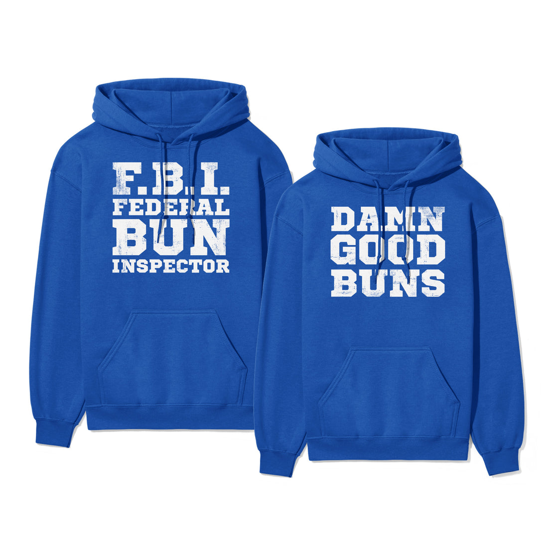 F.B.I. Federal Bun Inspector & Damn Good Buns β Funny Matching Couple Shirts
