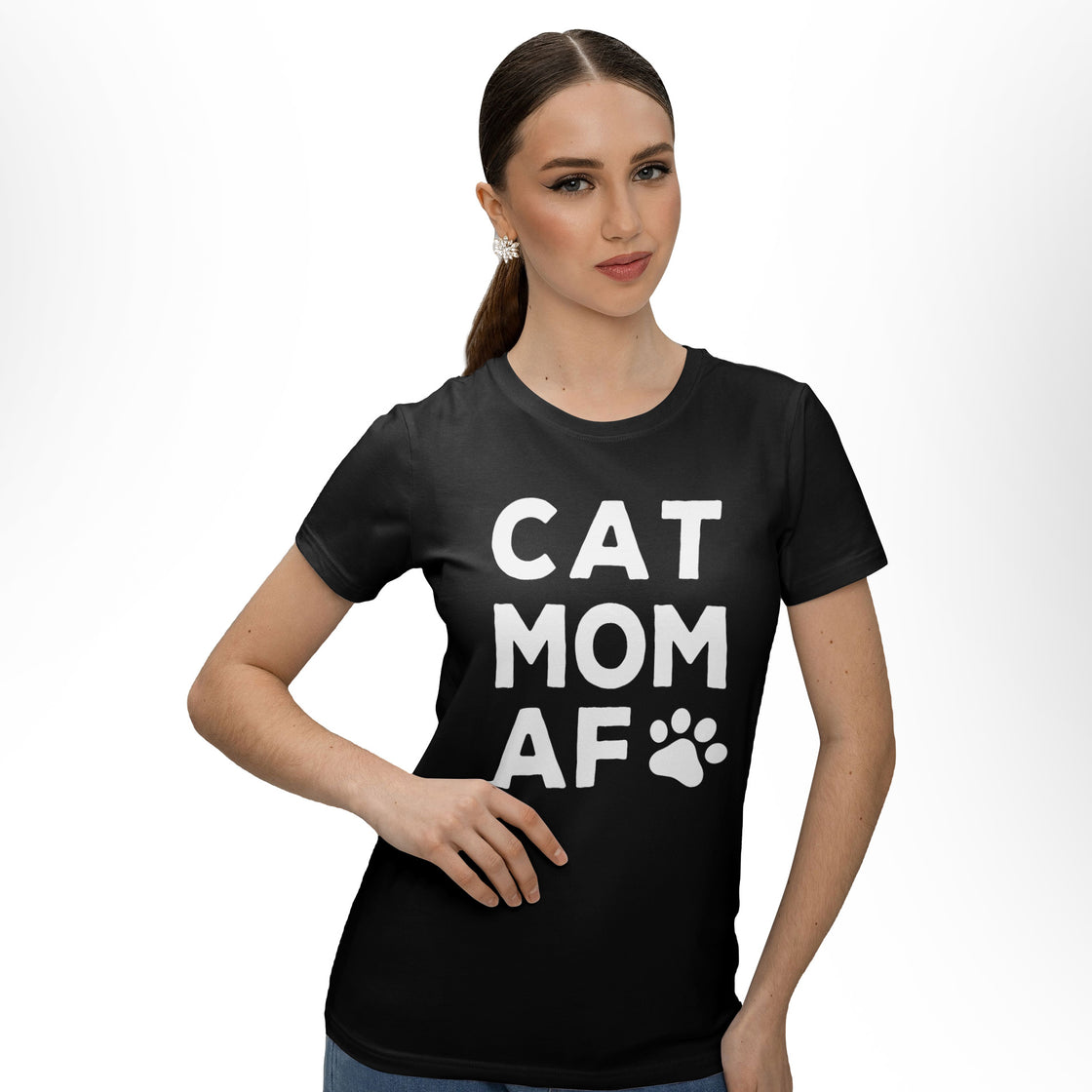 Cat Mom AF & Cat Dad AF β Matching Clothes for Couples Who Laugh Together