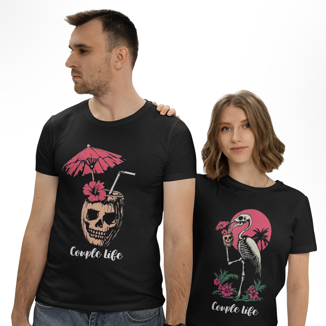 Couple Life β Matching Set for Couples with a Dark Tropical Twist