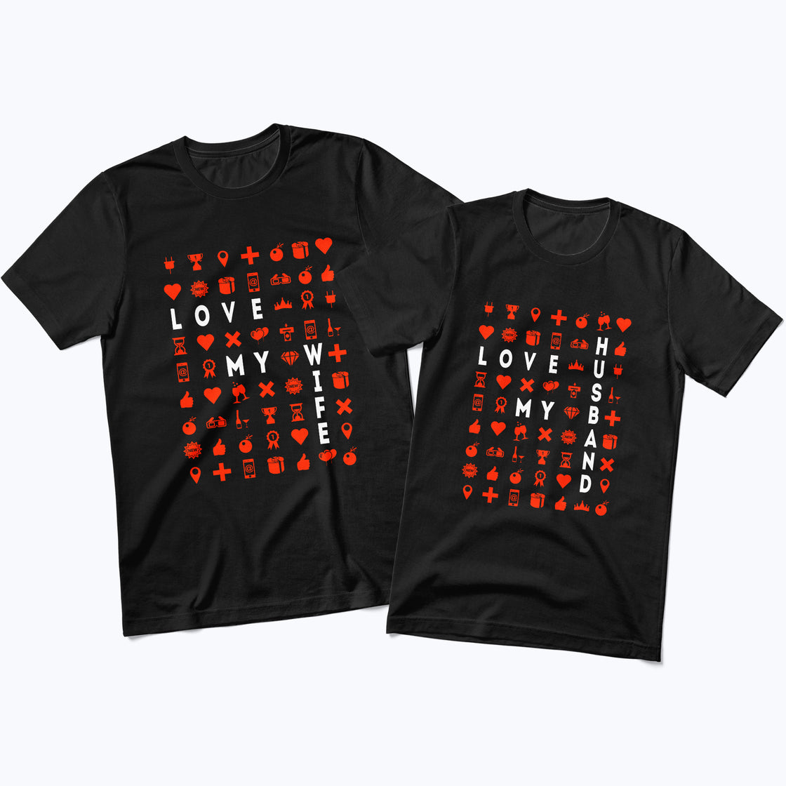 Love My Wife / Love My Husband – Matching Outfits for Wife & Husband with Style