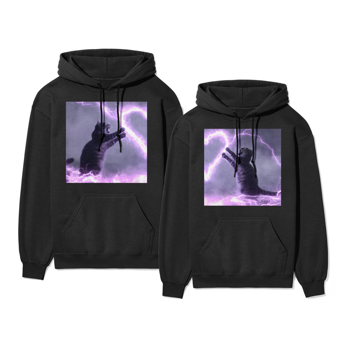 Electric Love Cats – Matching Clothes for Couples Who Laugh Together