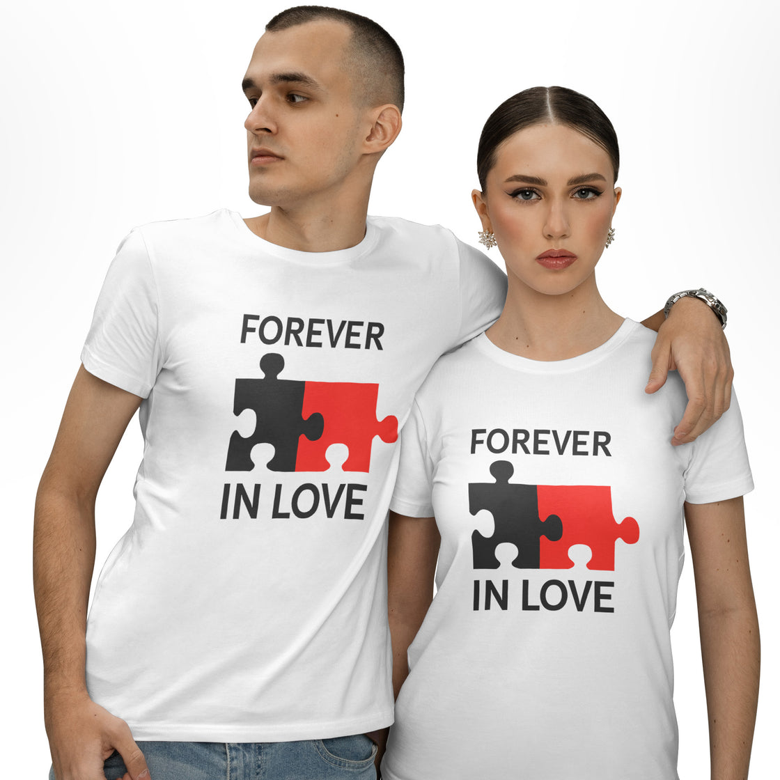 Forever in Love Puzzle – Cute Matching Looks for Boyfriend & Girlfriend